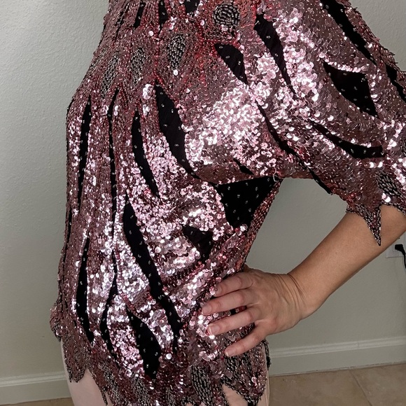 Vintage 80’s sequin top - Picture 4 of 9